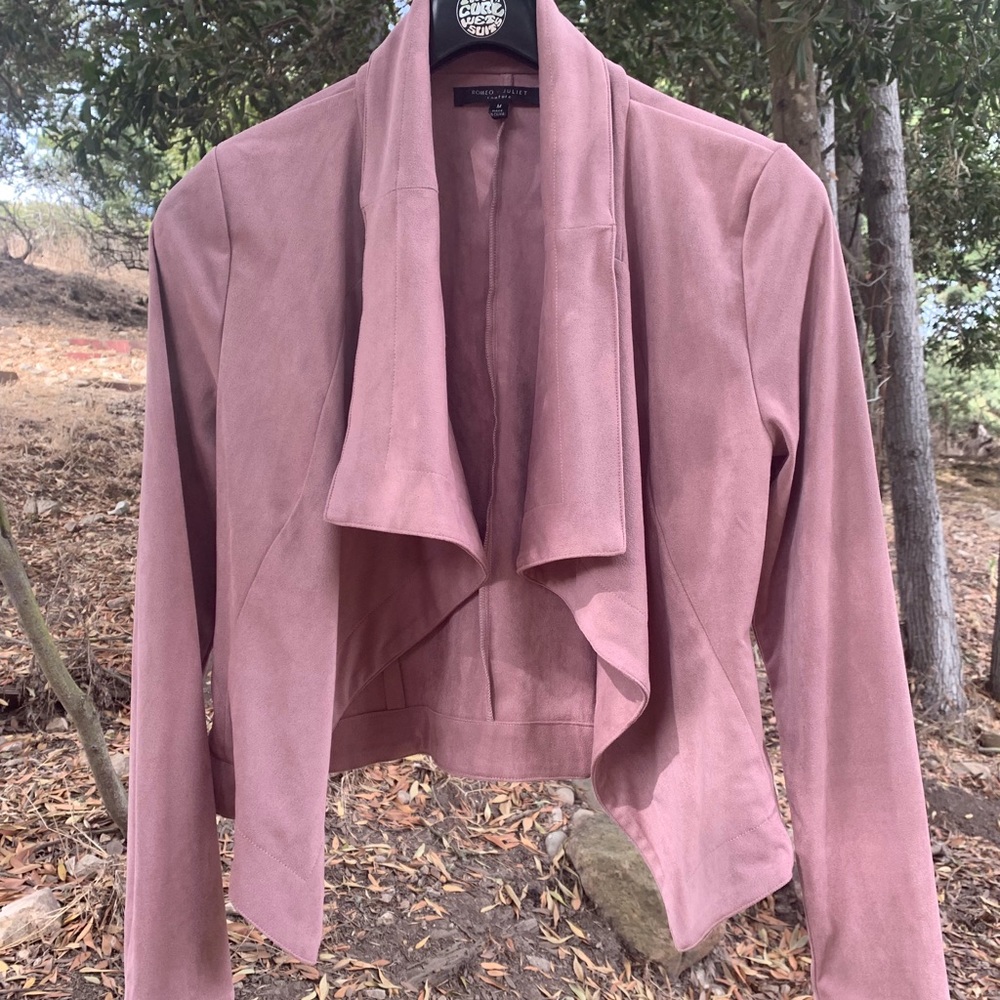 Romeo and Juliet couture suede jacket